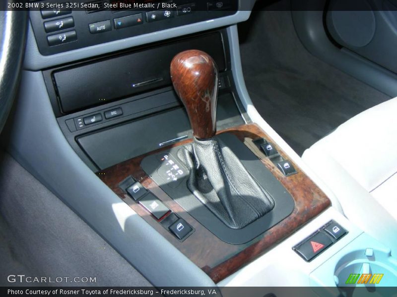 Steel Blue Metallic / Black 2002 BMW 3 Series 325i Sedan