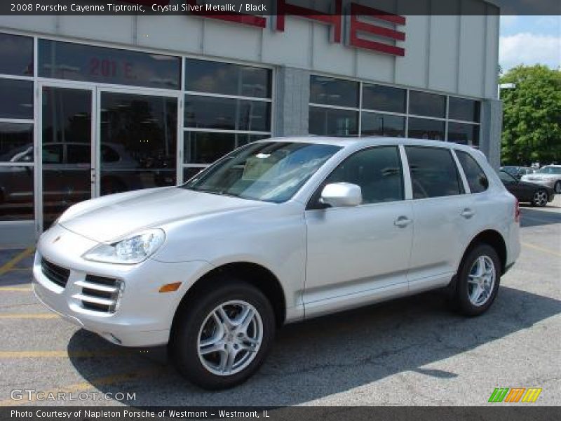Crystal Silver Metallic / Black 2008 Porsche Cayenne Tiptronic