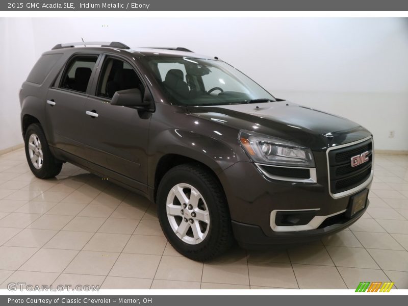 Iridium Metallic / Ebony 2015 GMC Acadia SLE
