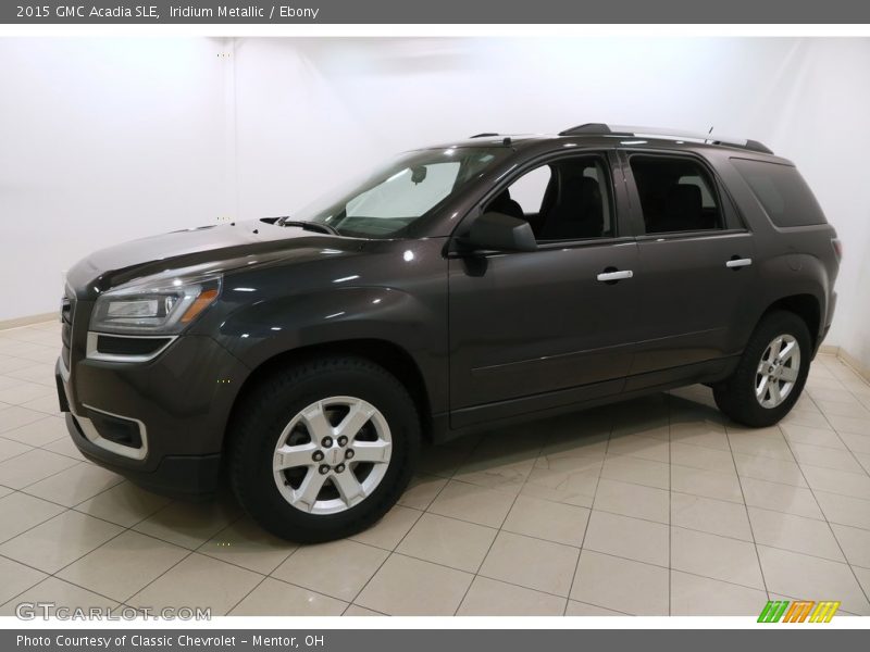 Iridium Metallic / Ebony 2015 GMC Acadia SLE
