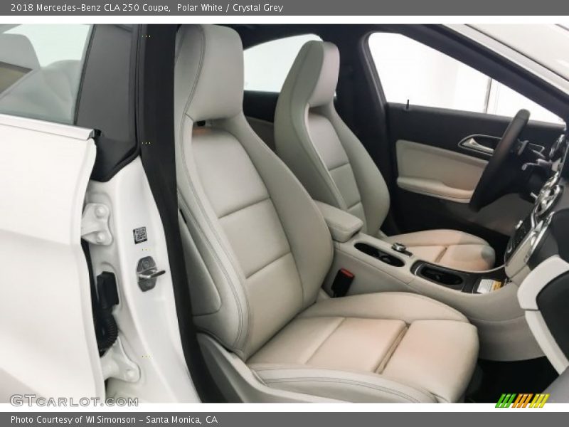 Polar White / Crystal Grey 2018 Mercedes-Benz CLA 250 Coupe