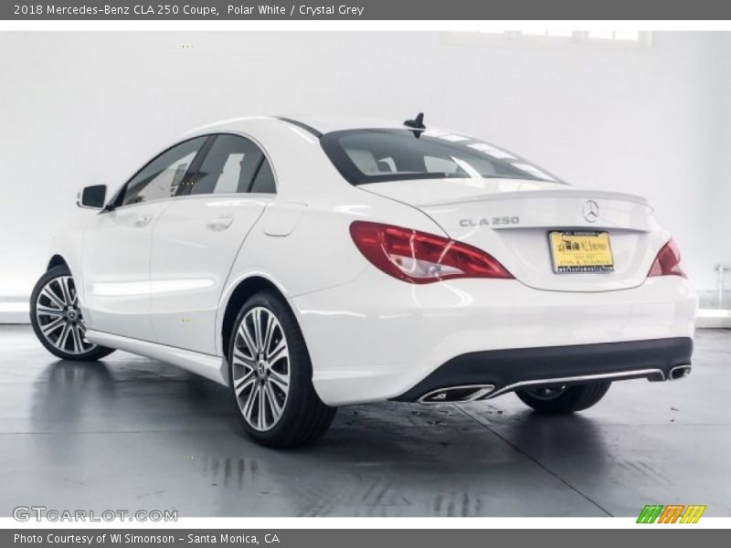 Polar White / Crystal Grey 2018 Mercedes-Benz CLA 250 Coupe