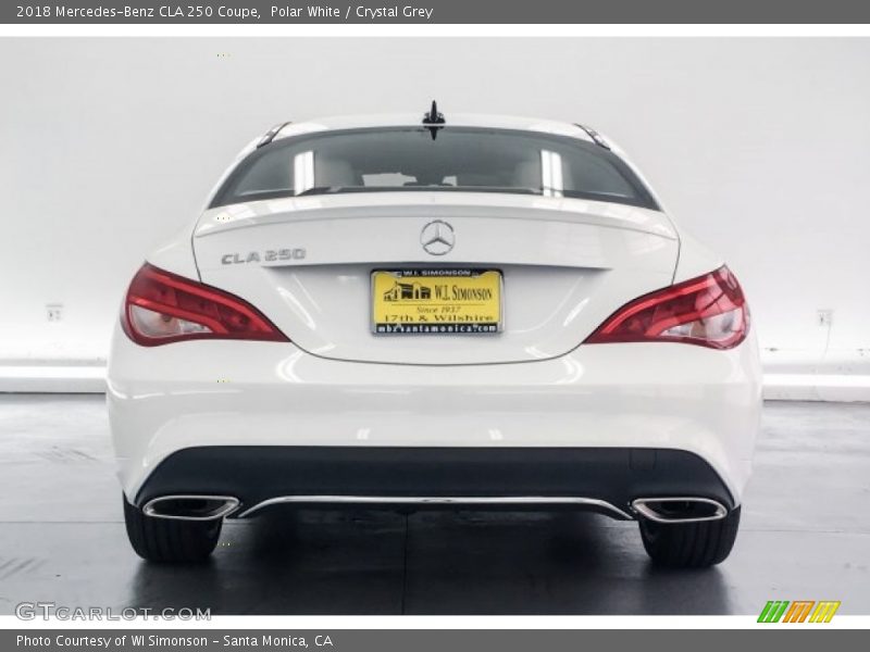 Polar White / Crystal Grey 2018 Mercedes-Benz CLA 250 Coupe