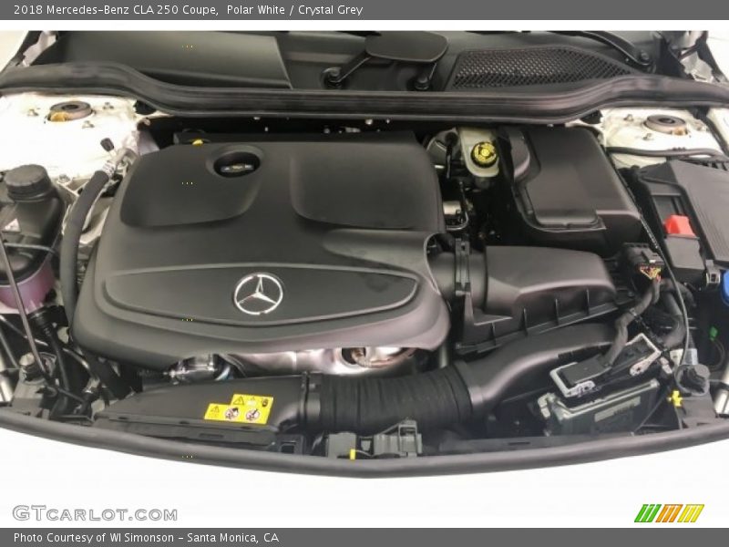 Polar White / Crystal Grey 2018 Mercedes-Benz CLA 250 Coupe