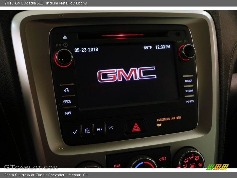 Iridium Metallic / Ebony 2015 GMC Acadia SLE