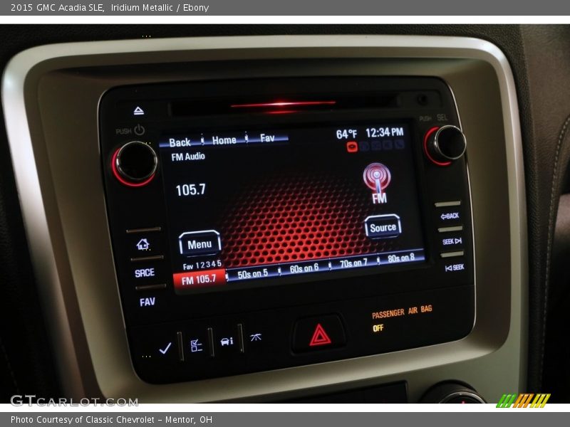 Iridium Metallic / Ebony 2015 GMC Acadia SLE