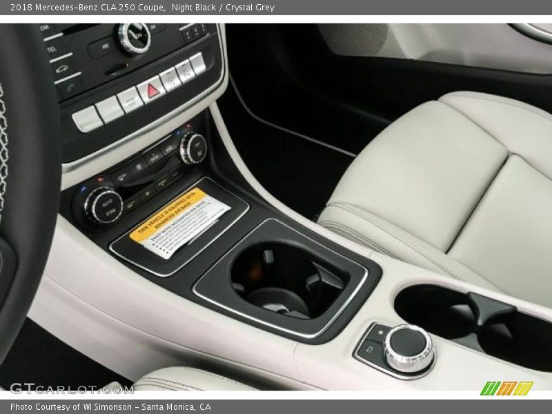 Night Black / Crystal Grey 2018 Mercedes-Benz CLA 250 Coupe