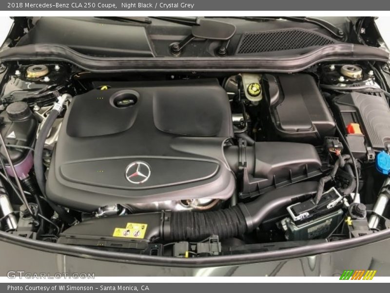 Night Black / Crystal Grey 2018 Mercedes-Benz CLA 250 Coupe