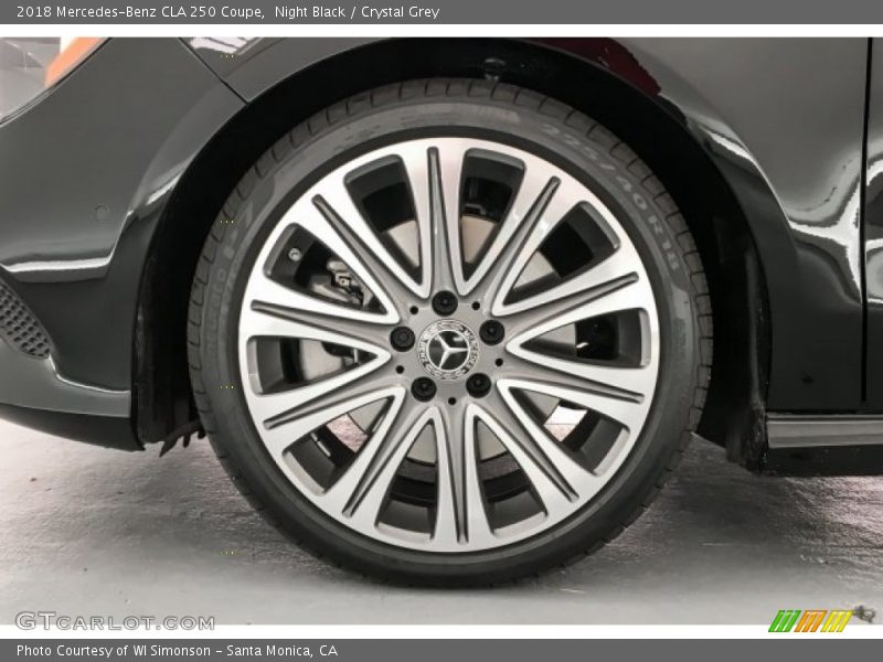 Night Black / Crystal Grey 2018 Mercedes-Benz CLA 250 Coupe