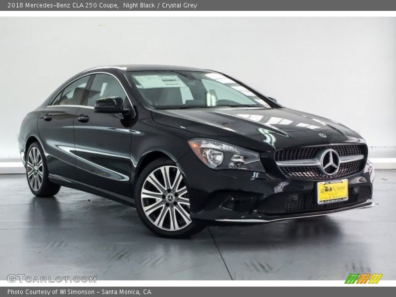 Night Black / Crystal Grey 2018 Mercedes-Benz CLA 250 Coupe
