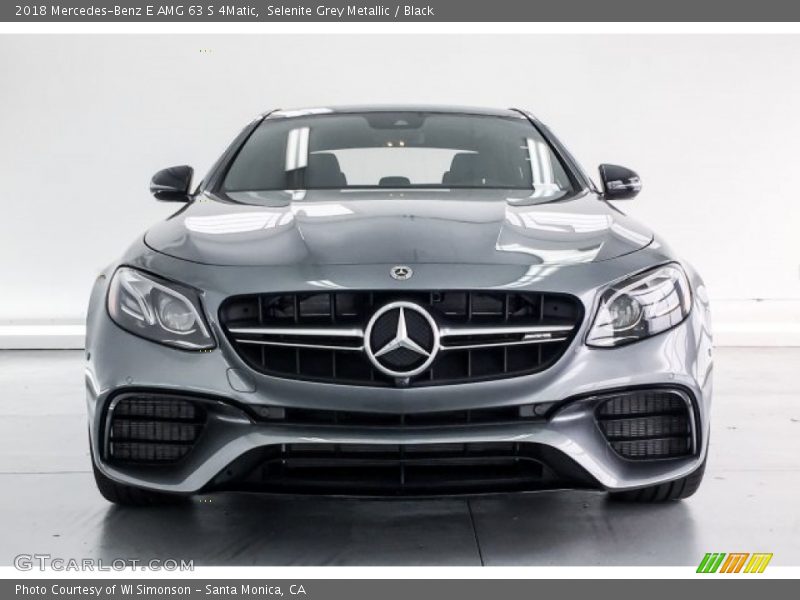 Selenite Grey Metallic / Black 2018 Mercedes-Benz E AMG 63 S 4Matic