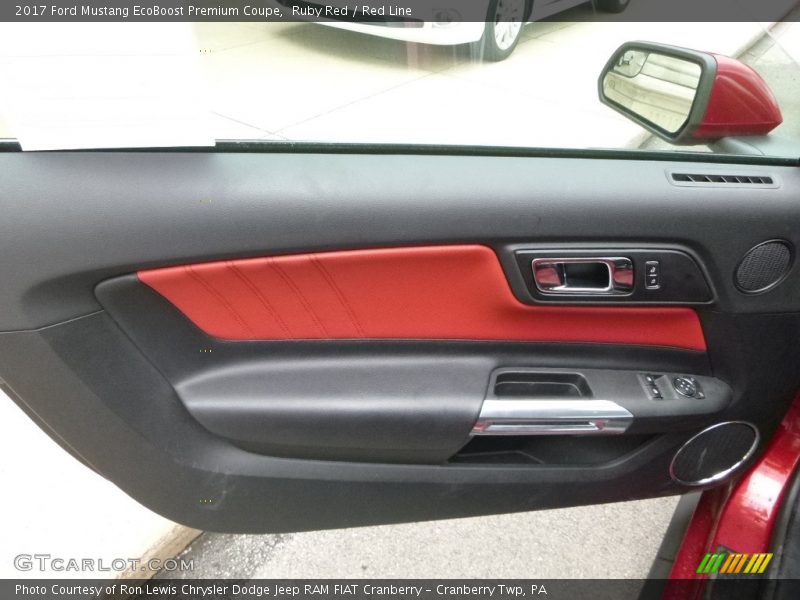 Door Panel of 2017 Mustang EcoBoost Premium Coupe