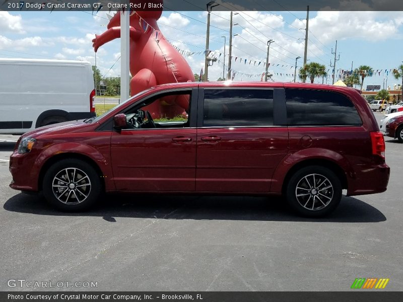 Octane Red / Black 2017 Dodge Grand Caravan GT
