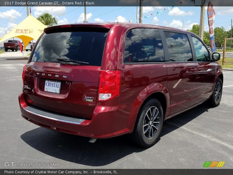 Octane Red / Black 2017 Dodge Grand Caravan GT