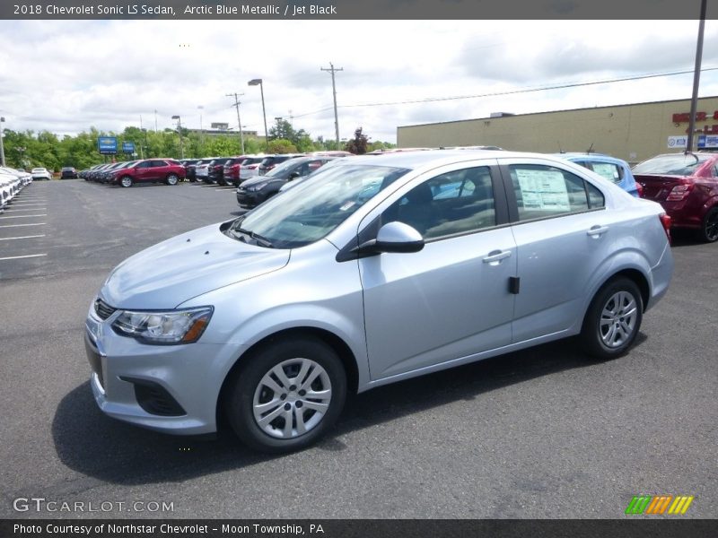 Arctic Blue Metallic / Jet Black 2018 Chevrolet Sonic LS Sedan
