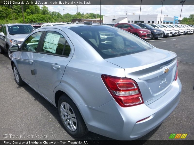 Arctic Blue Metallic / Jet Black 2018 Chevrolet Sonic LS Sedan