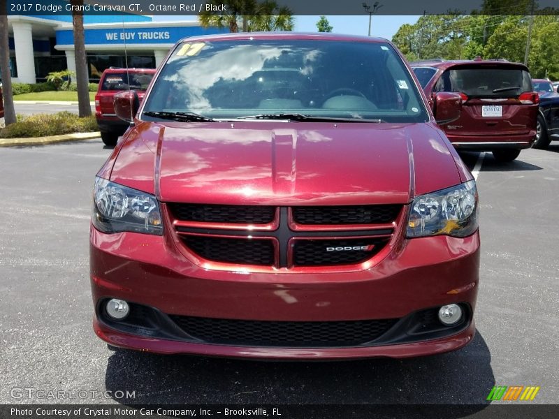 Octane Red / Black 2017 Dodge Grand Caravan GT
