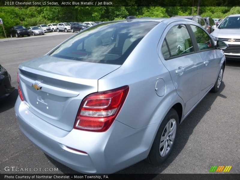 Arctic Blue Metallic / Jet Black 2018 Chevrolet Sonic LS Sedan