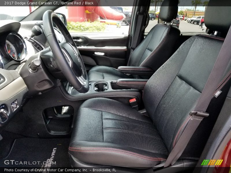 Octane Red / Black 2017 Dodge Grand Caravan GT
