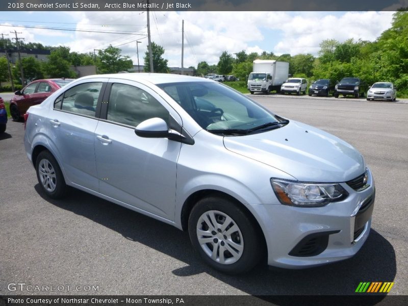 Arctic Blue Metallic / Jet Black 2018 Chevrolet Sonic LS Sedan