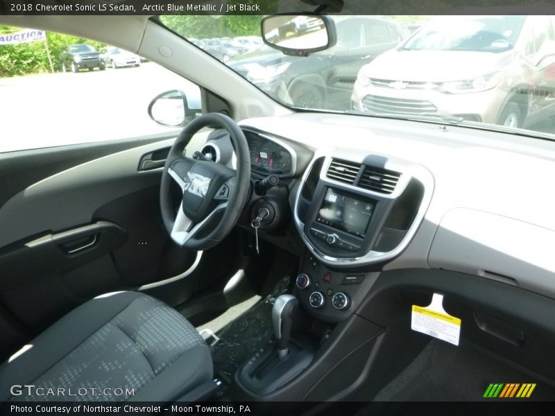 Arctic Blue Metallic / Jet Black 2018 Chevrolet Sonic LS Sedan