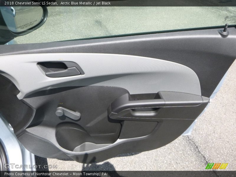 Arctic Blue Metallic / Jet Black 2018 Chevrolet Sonic LS Sedan