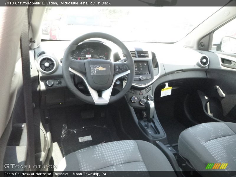 Arctic Blue Metallic / Jet Black 2018 Chevrolet Sonic LS Sedan