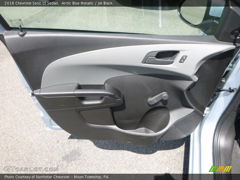 Arctic Blue Metallic / Jet Black 2018 Chevrolet Sonic LS Sedan