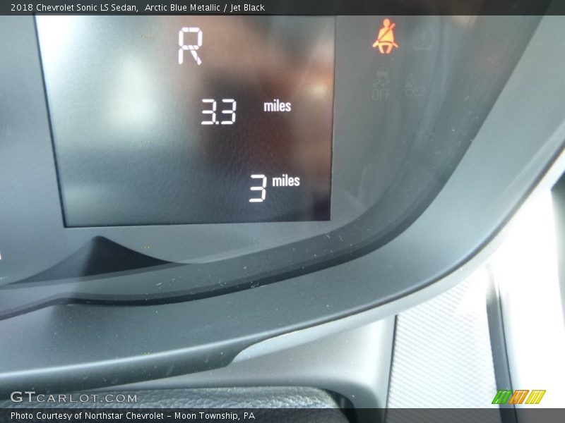 Arctic Blue Metallic / Jet Black 2018 Chevrolet Sonic LS Sedan