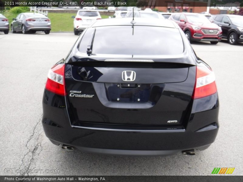 Crystal Black Pearl / Black 2011 Honda Accord Crosstour EX-L 4WD