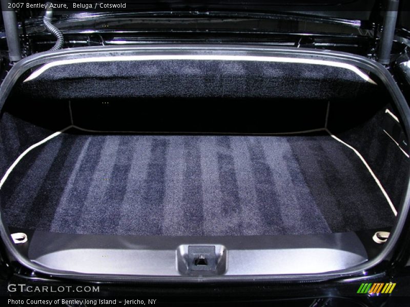 2007 Bentley Azure in Beluga/Cotswold Pinstripe / Cotswold /Beluga/Burr Walnut Veneer, Trunk - 2007 Bentley Azure 