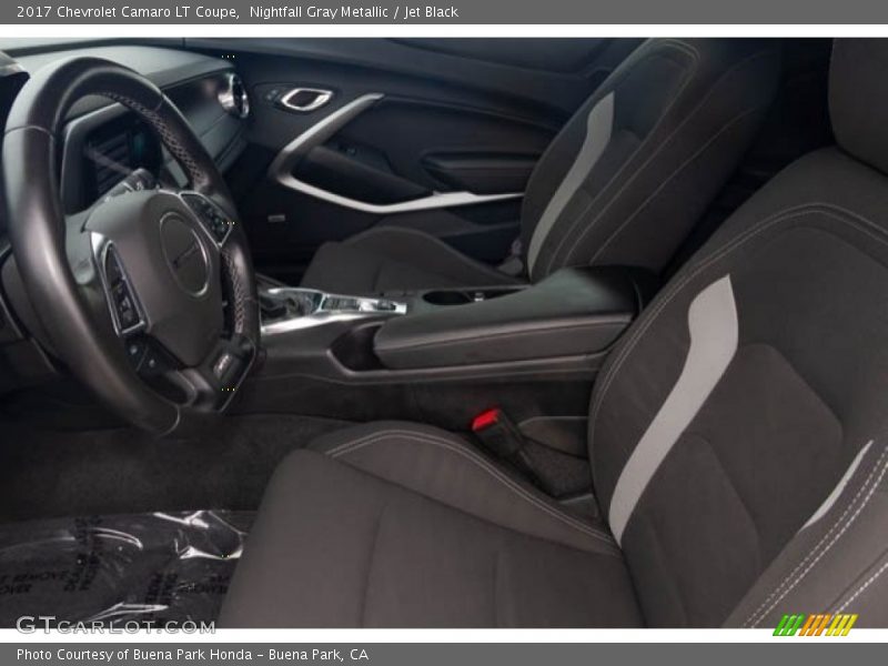 Nightfall Gray Metallic / Jet Black 2017 Chevrolet Camaro LT Coupe