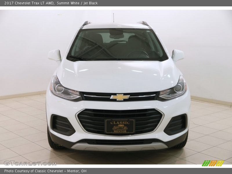 Summit White / Jet Black 2017 Chevrolet Trax LT AWD