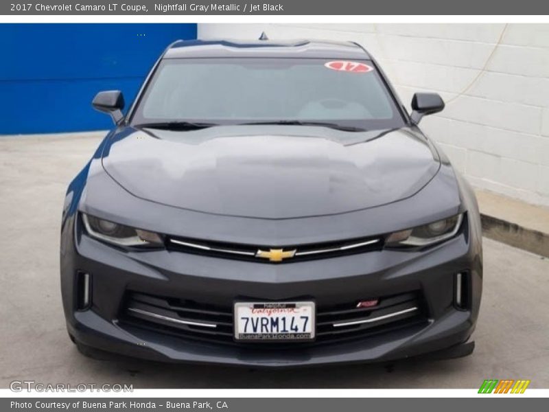 Nightfall Gray Metallic / Jet Black 2017 Chevrolet Camaro LT Coupe