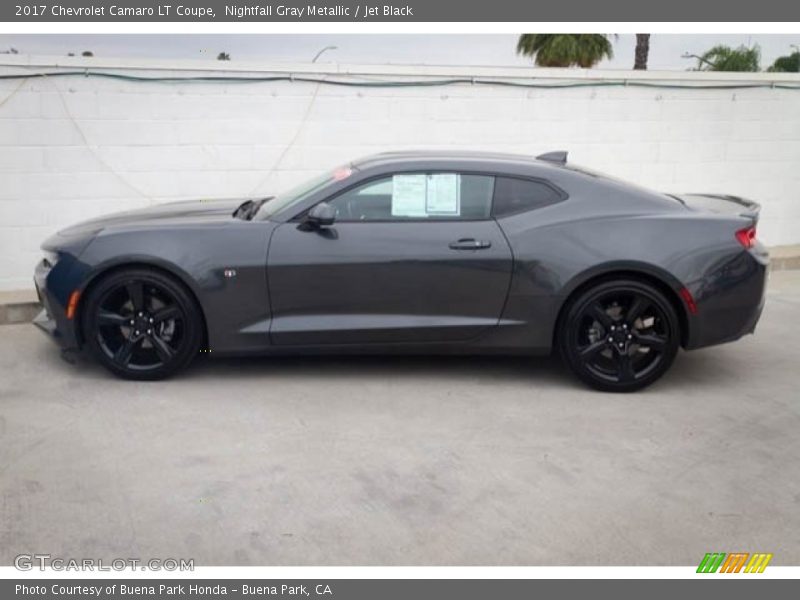 Nightfall Gray Metallic / Jet Black 2017 Chevrolet Camaro LT Coupe