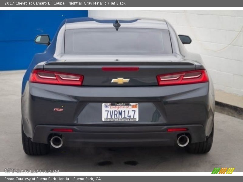 Nightfall Gray Metallic / Jet Black 2017 Chevrolet Camaro LT Coupe