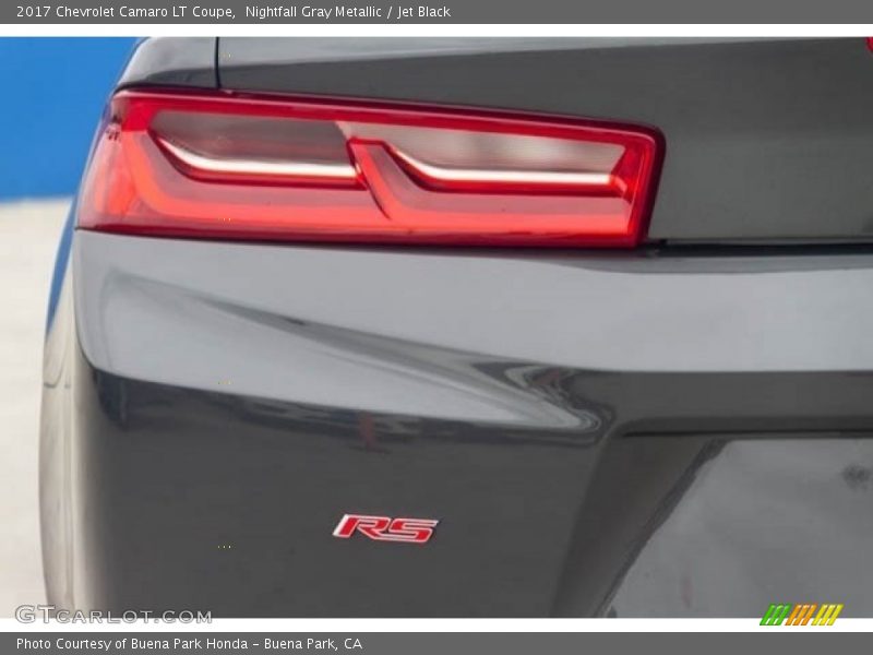 Nightfall Gray Metallic / Jet Black 2017 Chevrolet Camaro LT Coupe