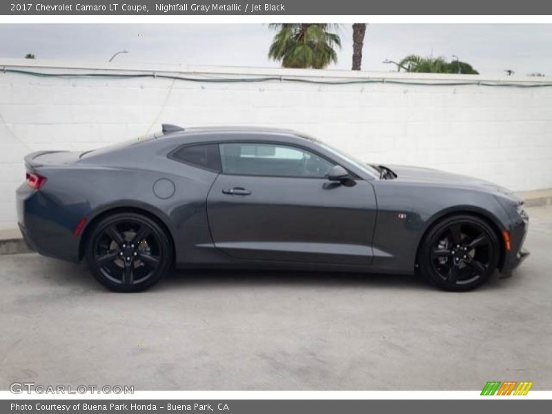 Nightfall Gray Metallic / Jet Black 2017 Chevrolet Camaro LT Coupe
