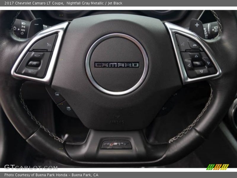 Nightfall Gray Metallic / Jet Black 2017 Chevrolet Camaro LT Coupe