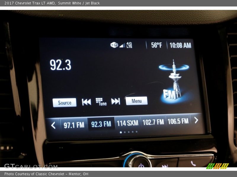 Summit White / Jet Black 2017 Chevrolet Trax LT AWD