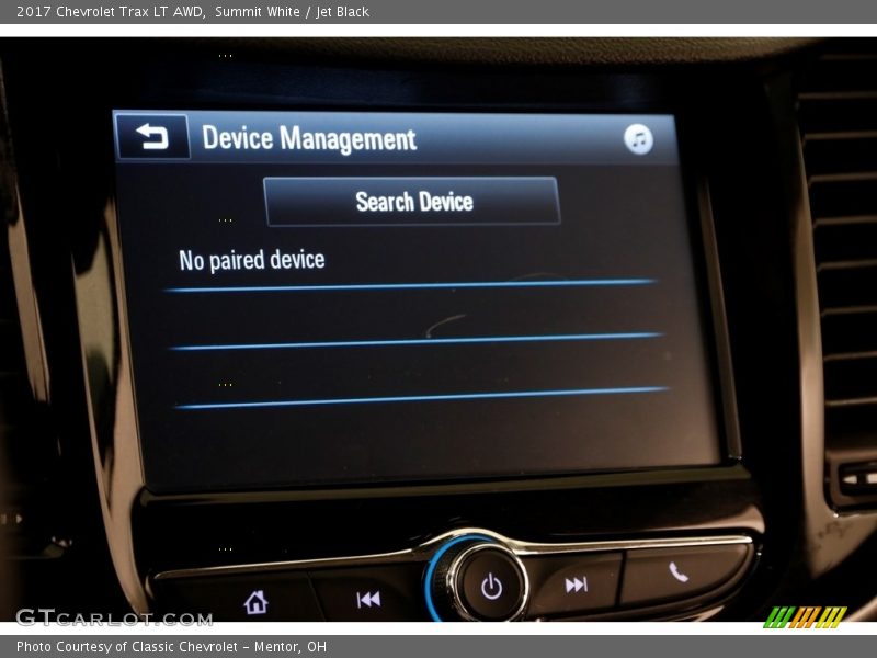 Summit White / Jet Black 2017 Chevrolet Trax LT AWD