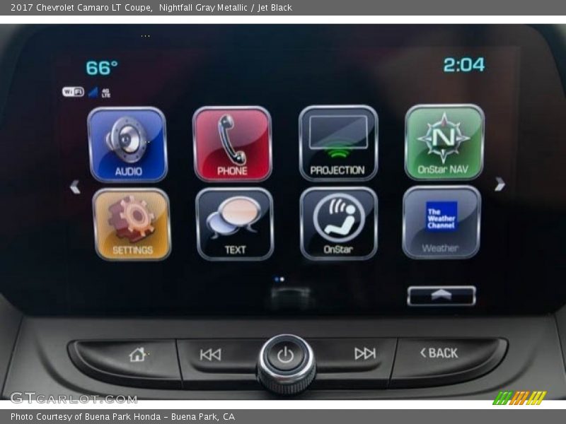 Nightfall Gray Metallic / Jet Black 2017 Chevrolet Camaro LT Coupe