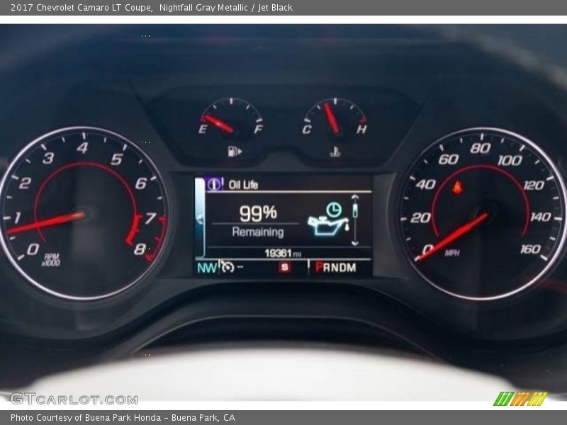 Nightfall Gray Metallic / Jet Black 2017 Chevrolet Camaro LT Coupe