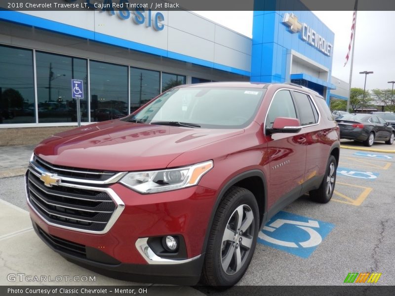 Cajun Red Tintcoat / Jet Black 2018 Chevrolet Traverse LT
