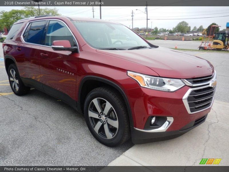 Cajun Red Tintcoat / Jet Black 2018 Chevrolet Traverse LT