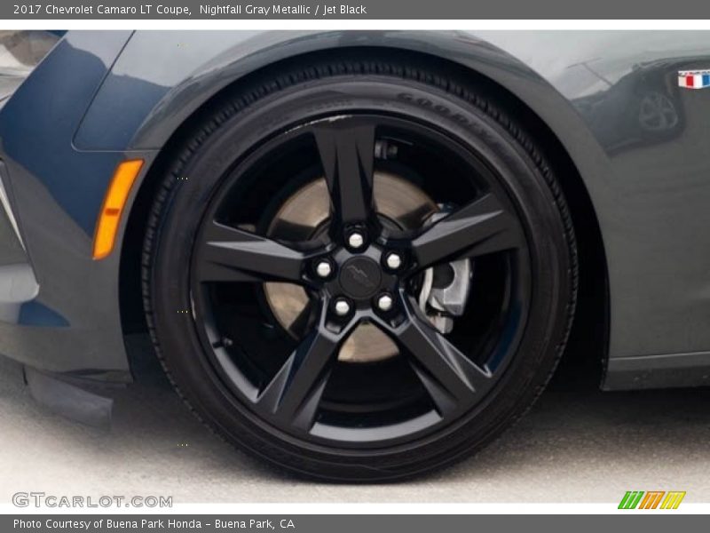 Nightfall Gray Metallic / Jet Black 2017 Chevrolet Camaro LT Coupe