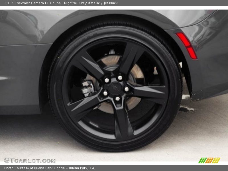 Nightfall Gray Metallic / Jet Black 2017 Chevrolet Camaro LT Coupe