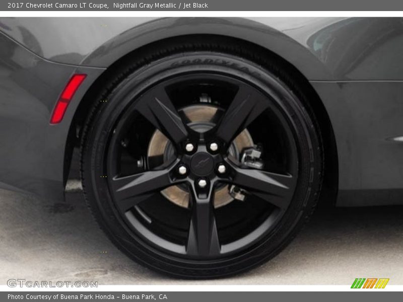 Nightfall Gray Metallic / Jet Black 2017 Chevrolet Camaro LT Coupe