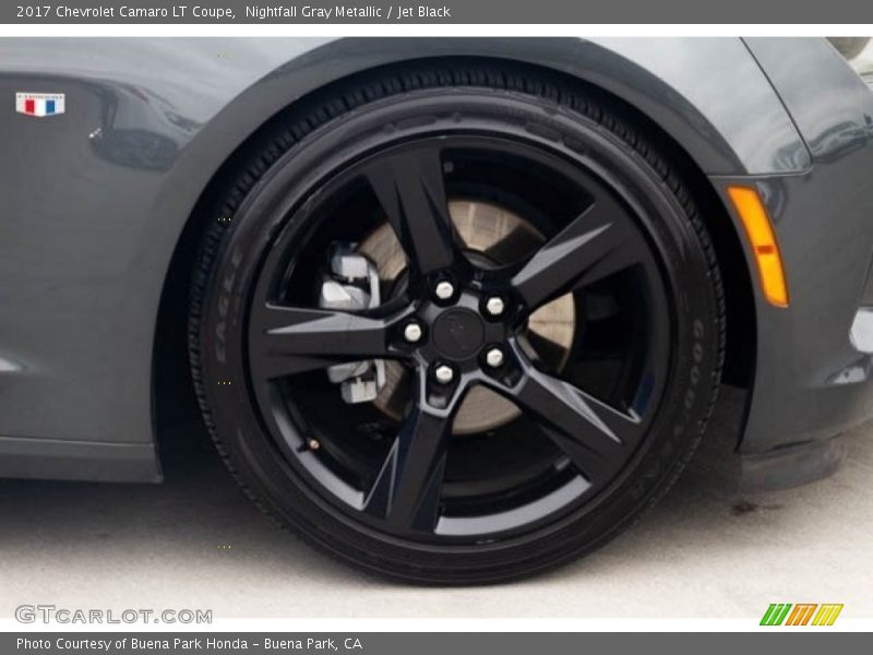 Nightfall Gray Metallic / Jet Black 2017 Chevrolet Camaro LT Coupe