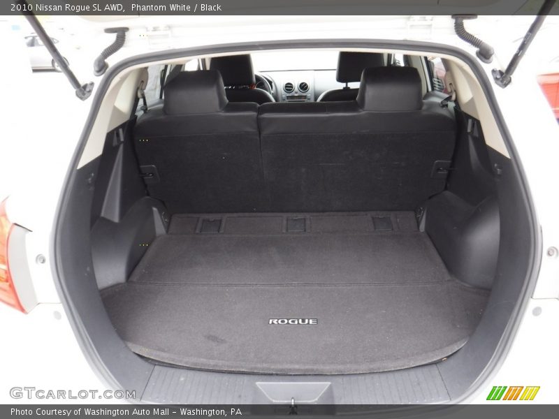 Phantom White / Black 2010 Nissan Rogue SL AWD